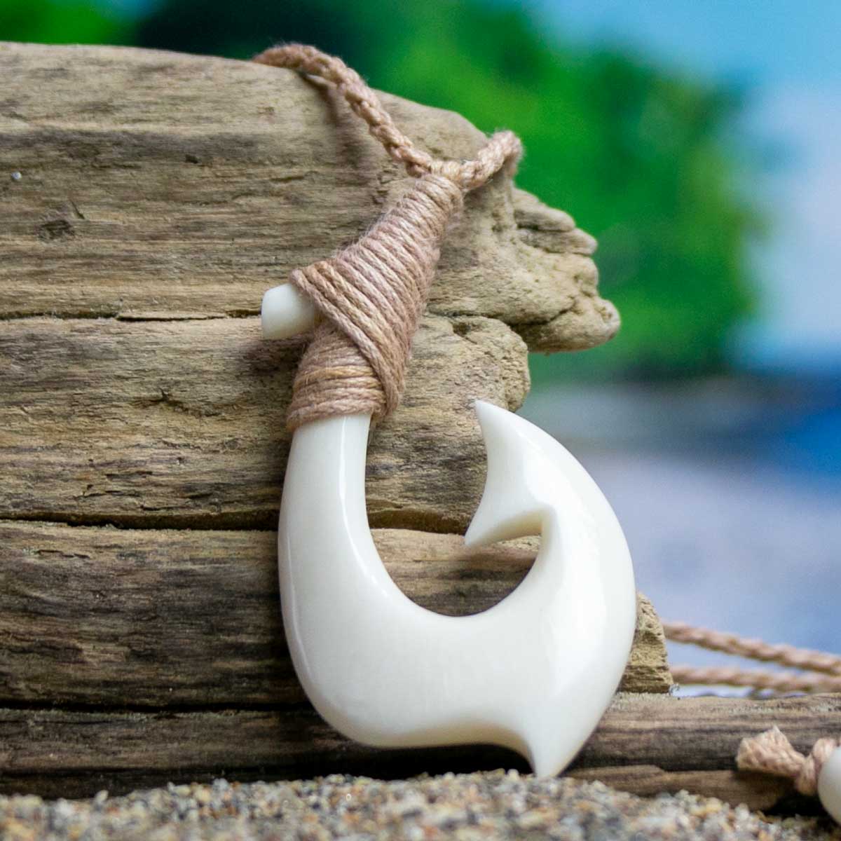 Fish Hook Necklace - Maui Hands